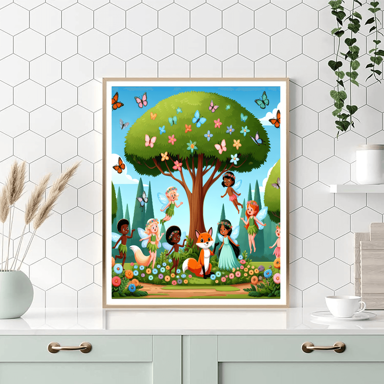 Mysterious Magical Forest Number Painting