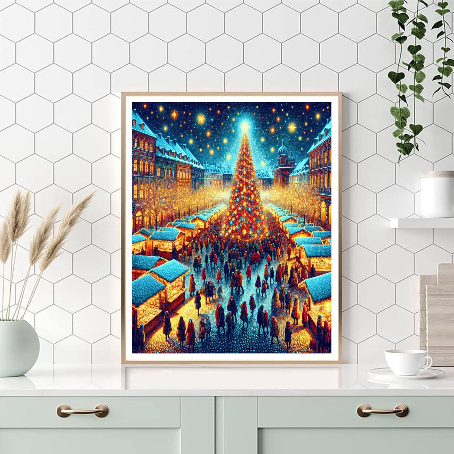 Toronto Christmas Market - Canada Number Painting