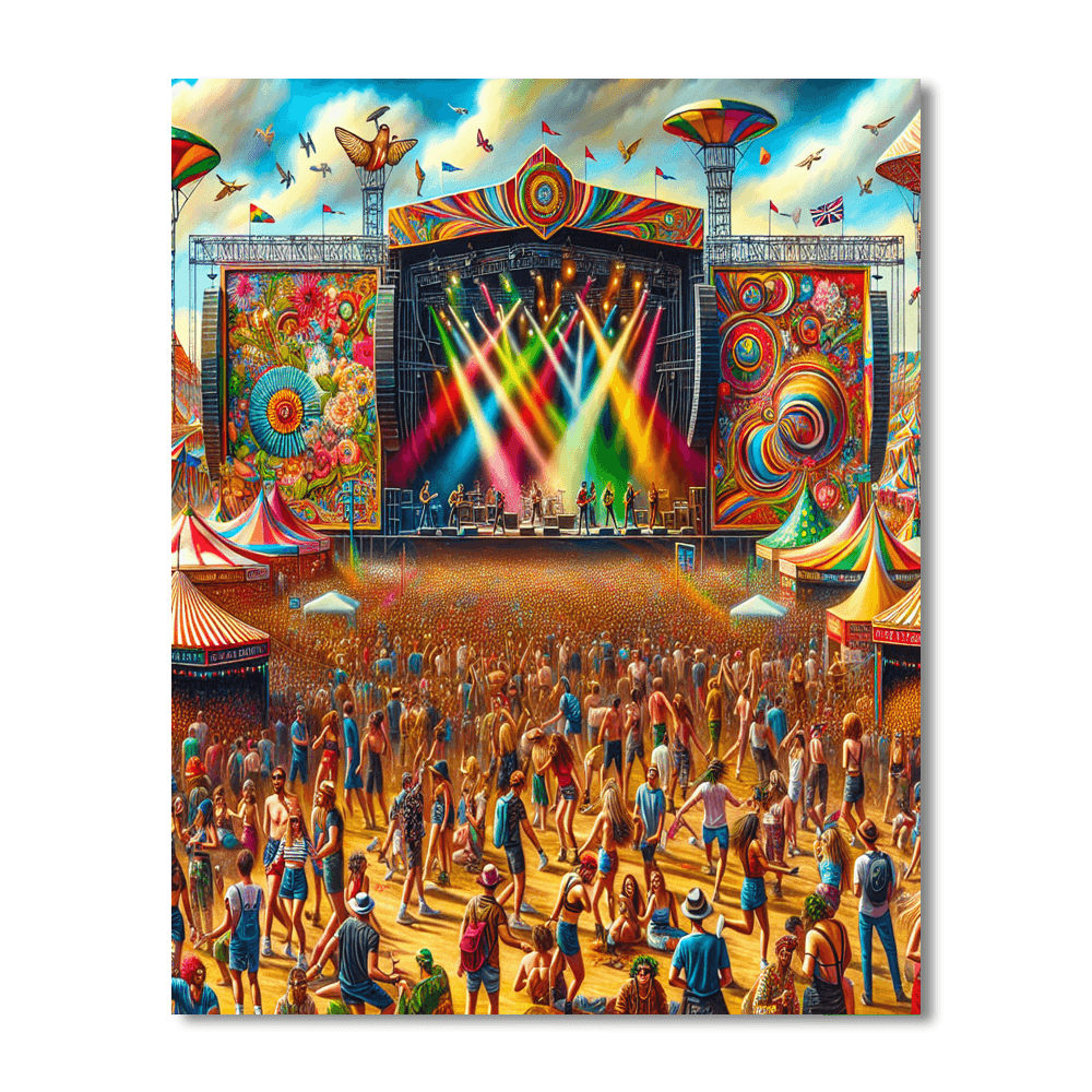 Lollapalooza Chile Paint By Color