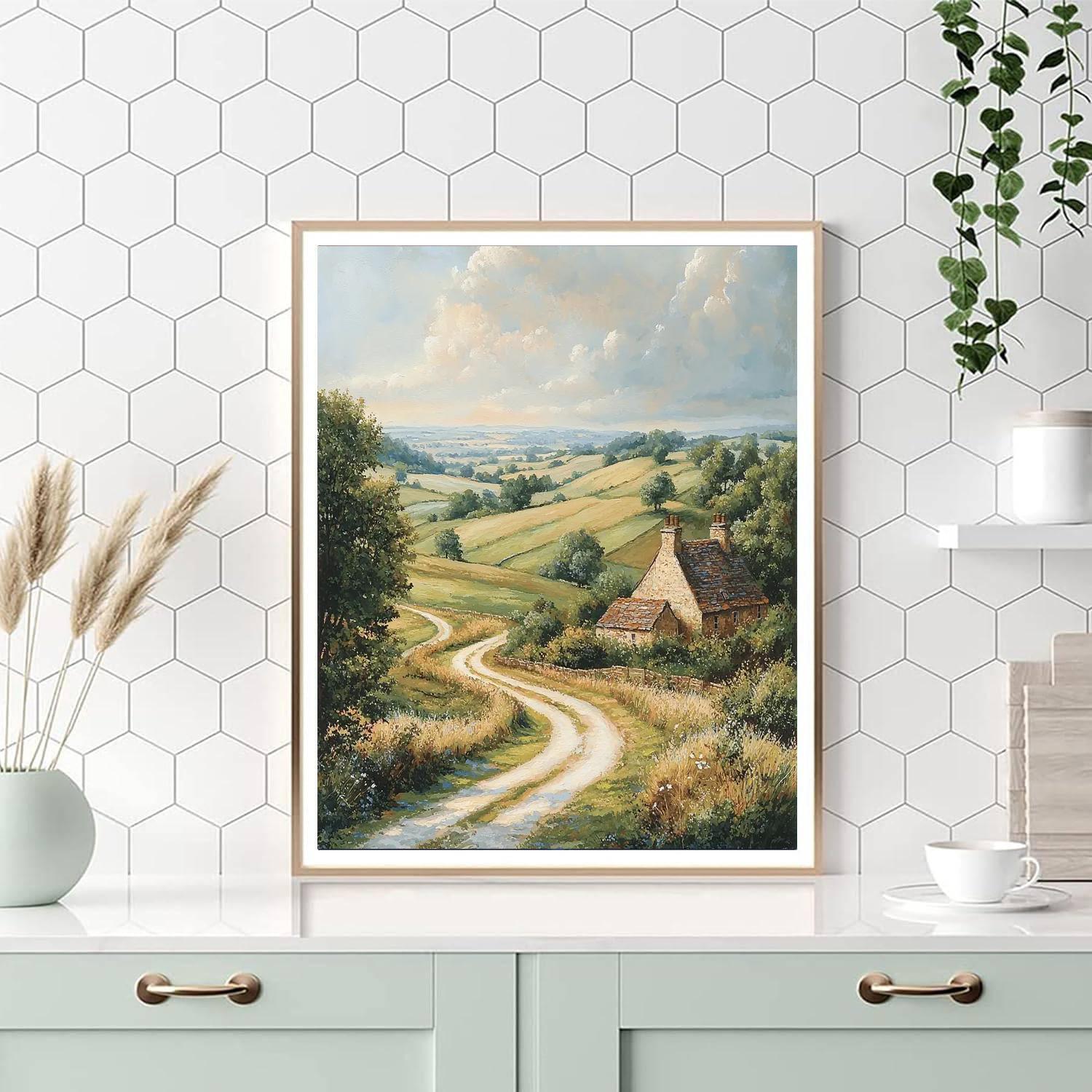 John Constable Inspired Rustic Trails  Paint By Numbers