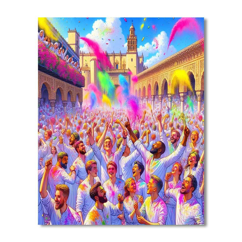 Carnival Of Colors - Spain Numbered Painting Kits