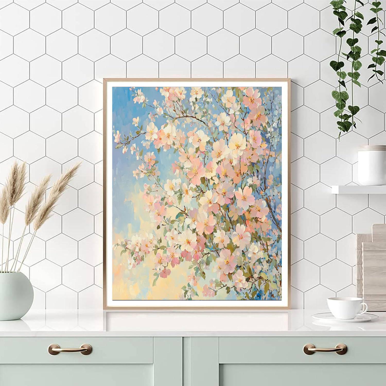 Edgar Degas Inspired Elegance Of Blossoms  Paint By Numbers Kits