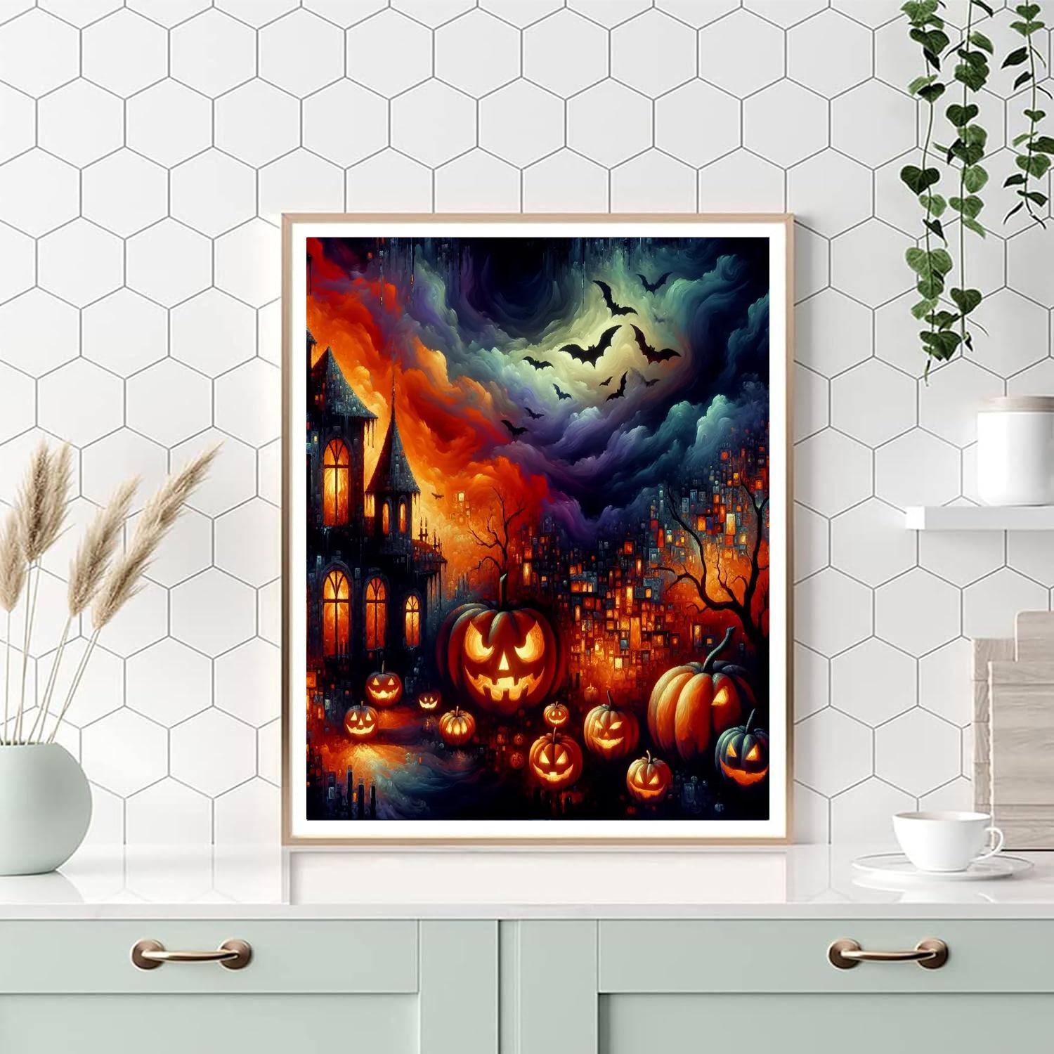 Halloween Night Mystique Paint By Numbers Art