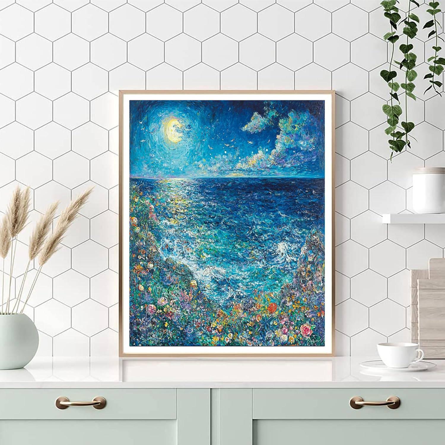 Salvador Dali Inspired Surreal Maritime Odyssey  Paint By Numbers