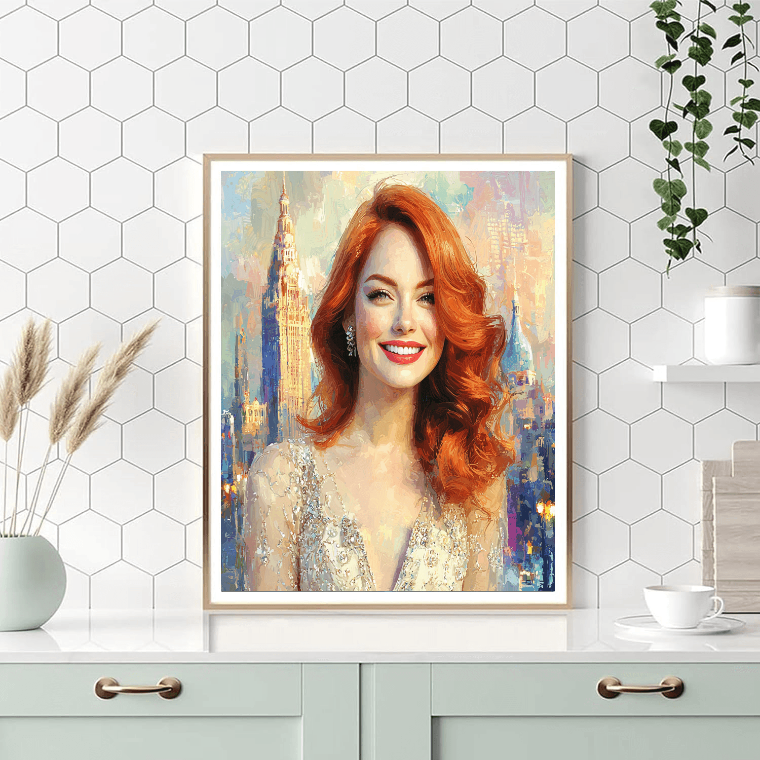 Emma Stone: The Radiant Muse Of La La Land Paint By Color