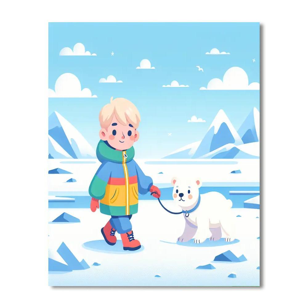 Arctic Rescue Mission Paint By Numbers Kits