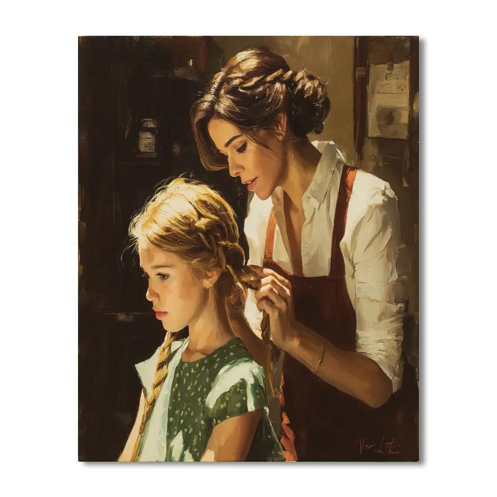 Portrait Of Warmth Numbered Painting Kits