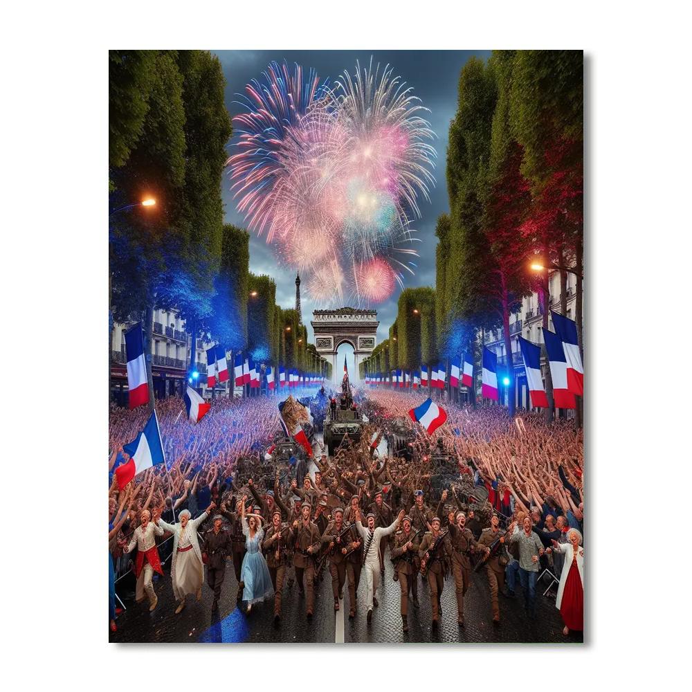 La Fête Nationale Number Painting