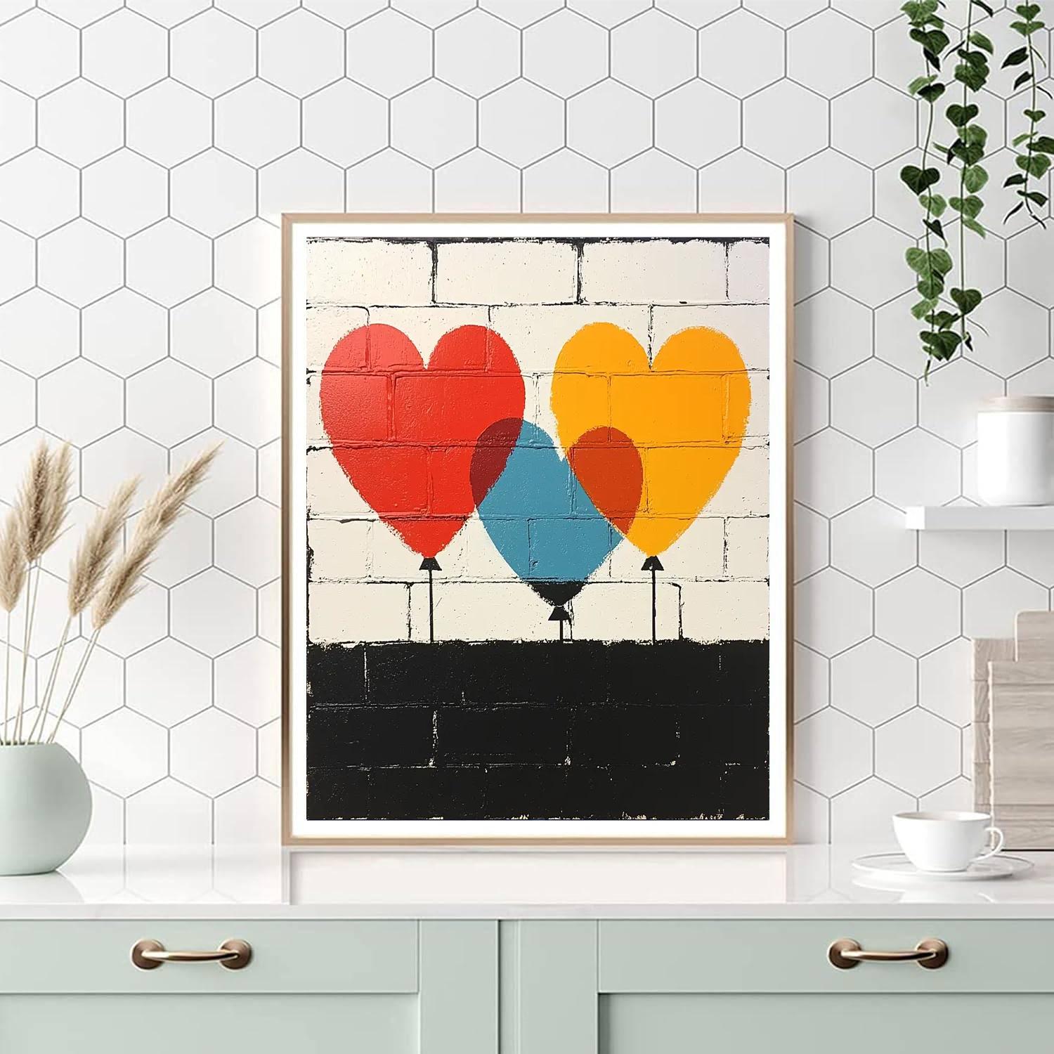 Banksy Inspired Voices Of The Future  Number Painting