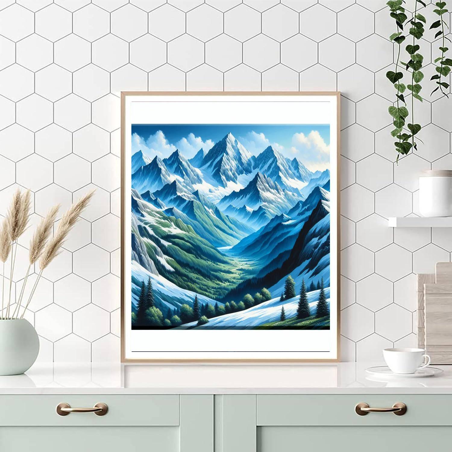 Majestic Alpine Escape Paint By Numbers