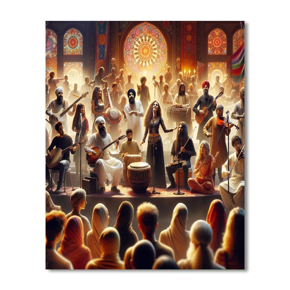 World Festival Of Sacred Music Paint By Number