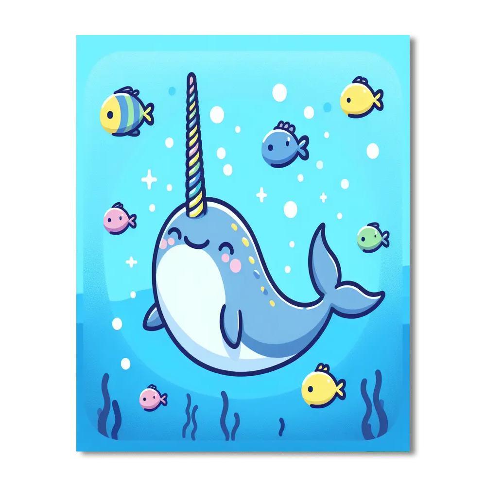 Nurturing Narwhal Paint By Color