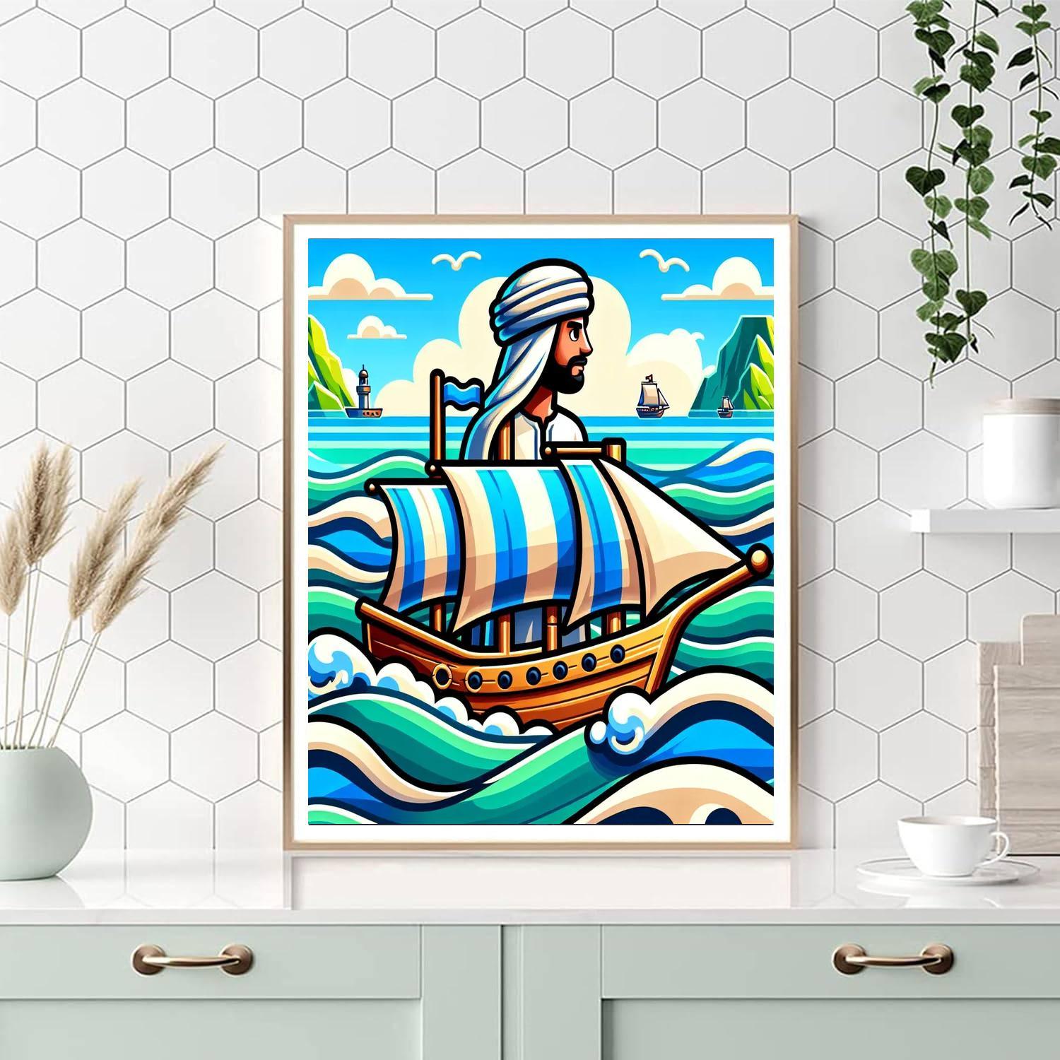 Sailor's High Seas Quest Paint By Numbers