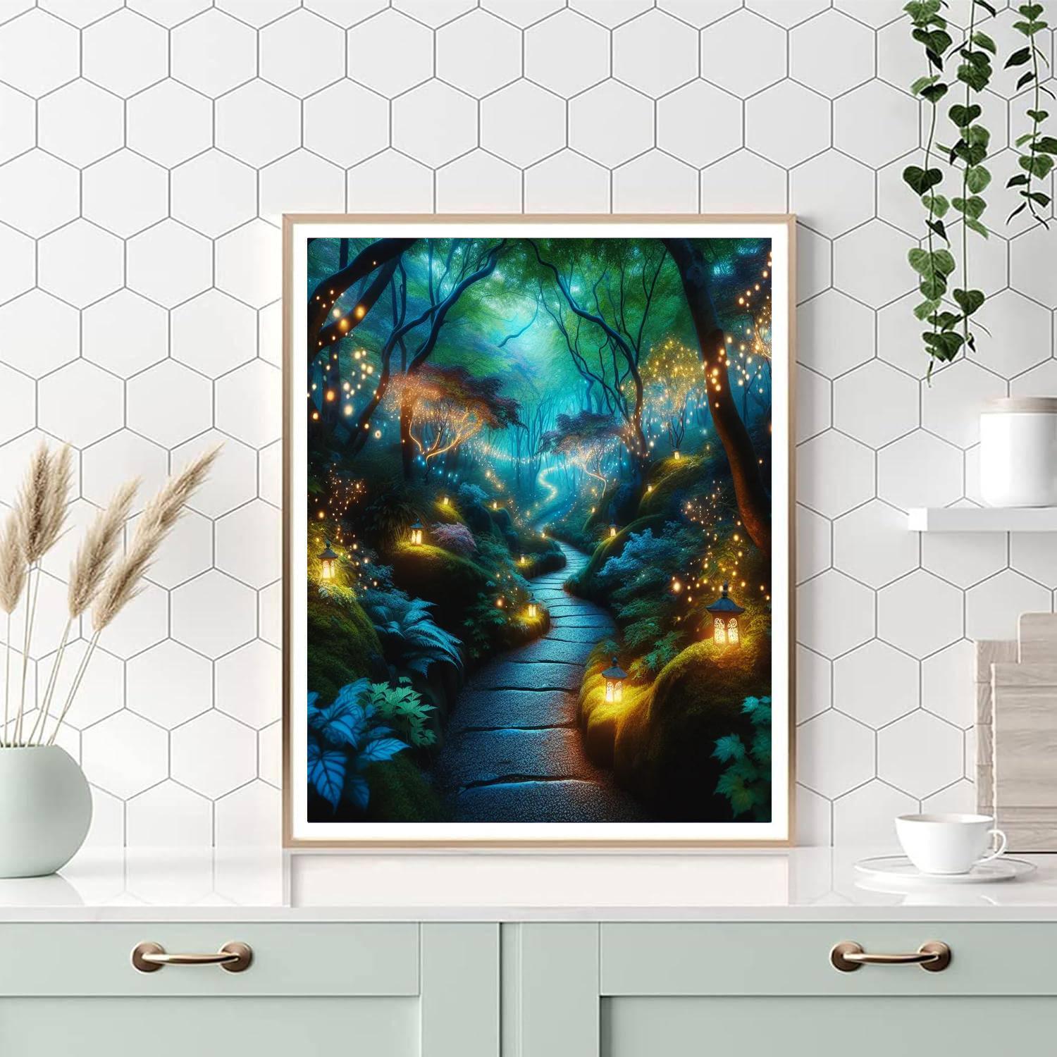 Enchanted Evening Walk Painting By Numbers Kit