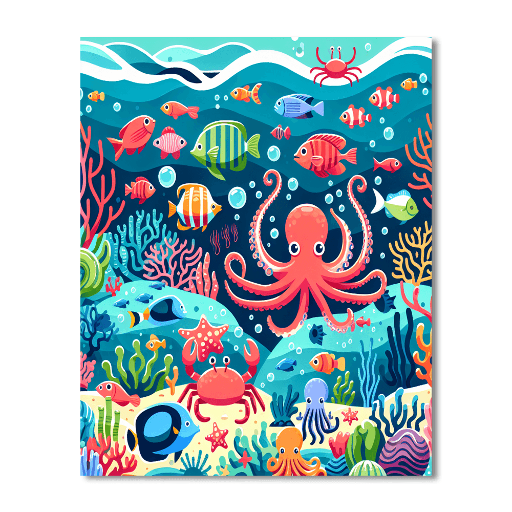 Ocean Odyssey Journey Painting Number Kit