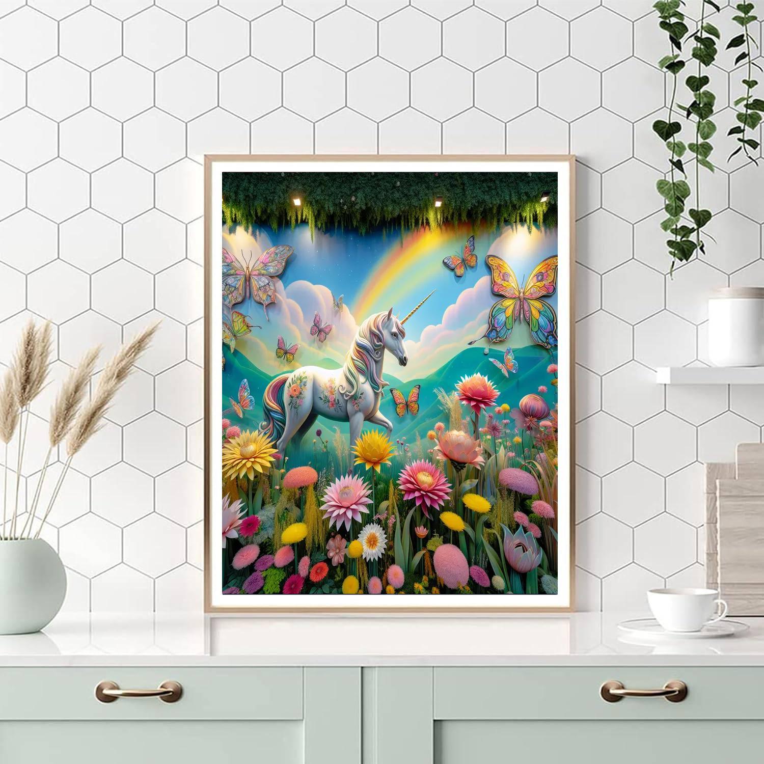 Whimsical Fairy Tale Meadow Painting By Numbers Kit