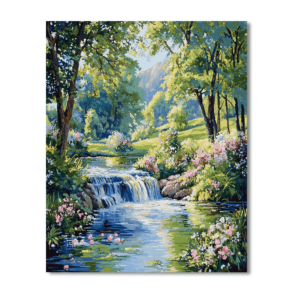 John Constable Inspired Gentle Streams  DIY Paint By Numbers