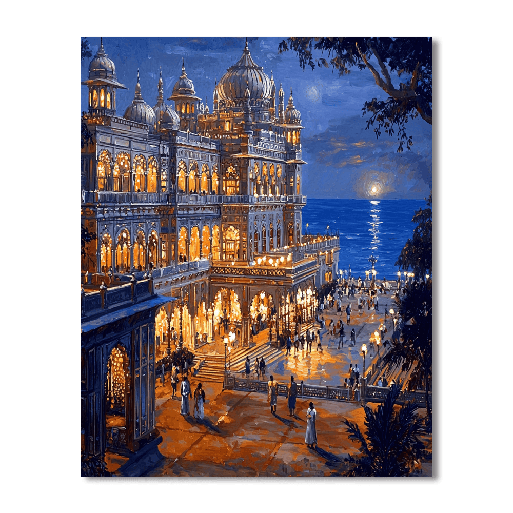 Taj Mahal Palace Hotel Paint By Numbers Kits