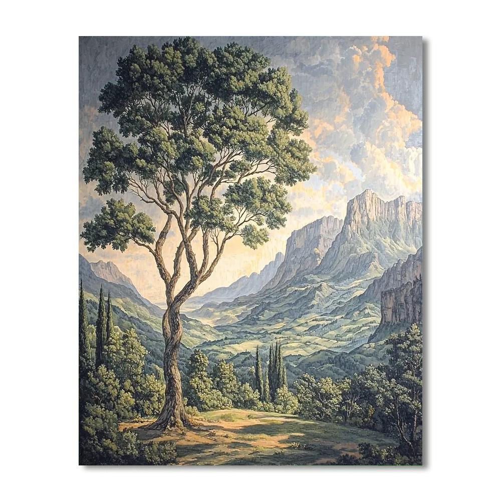 Michelangelo Inspired Majestic Nature  DIY Paint By Numbers