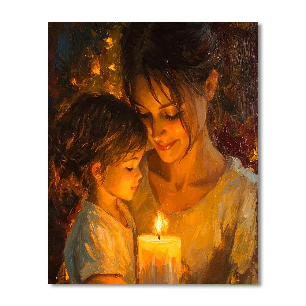 Candlelit Mother's Day Paint By Number