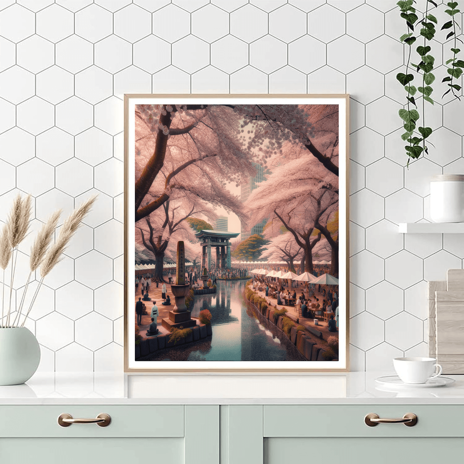 Cherry Blossom Festival - Washington, D.c. Paint By Color