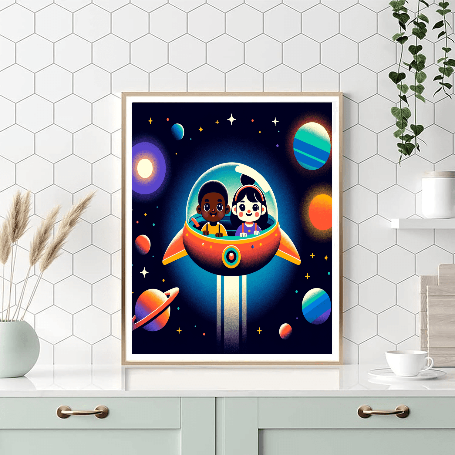 Galaxy Explorer Painting By Numbers Kit