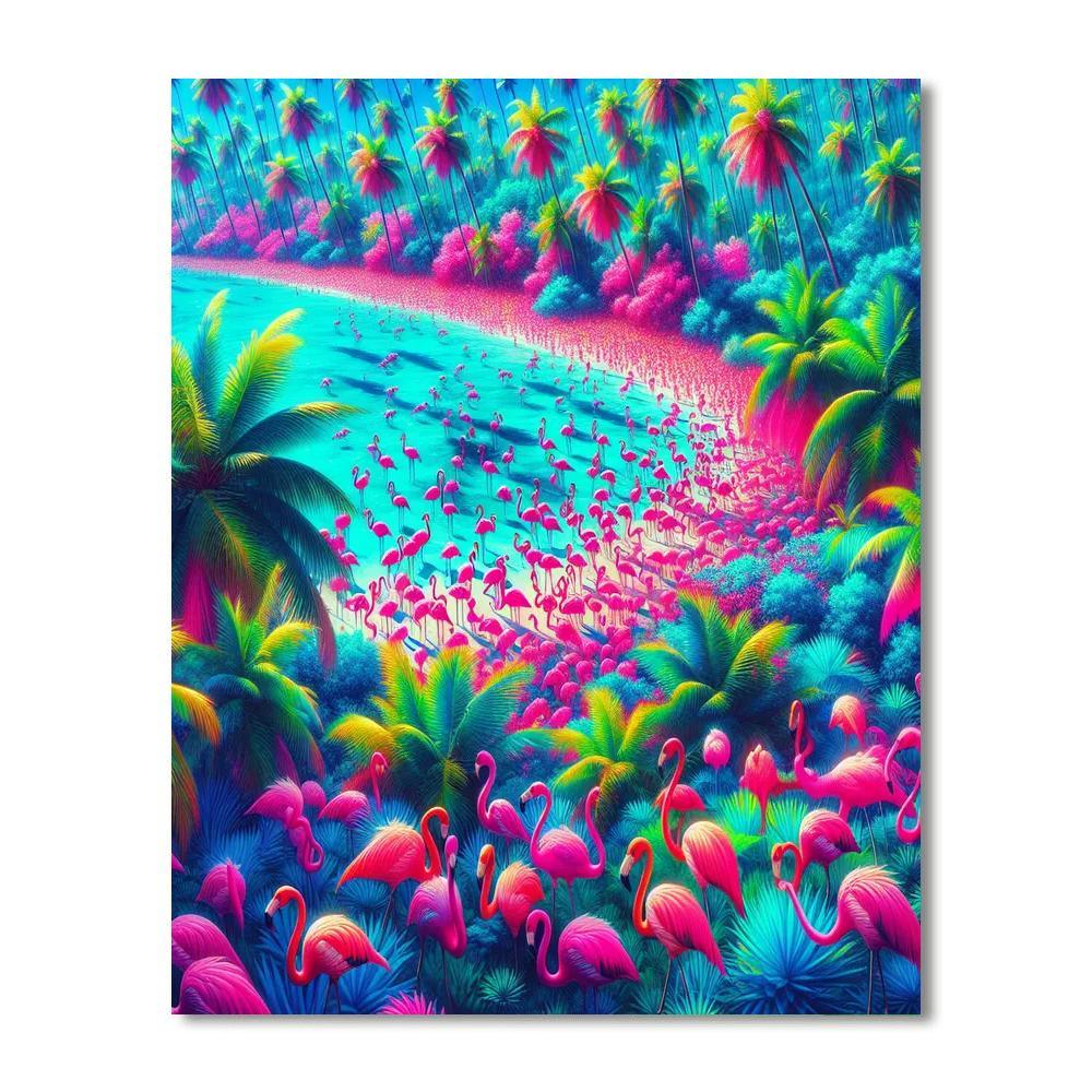 Tropical Bliss Escape Paint By Numbers Kits