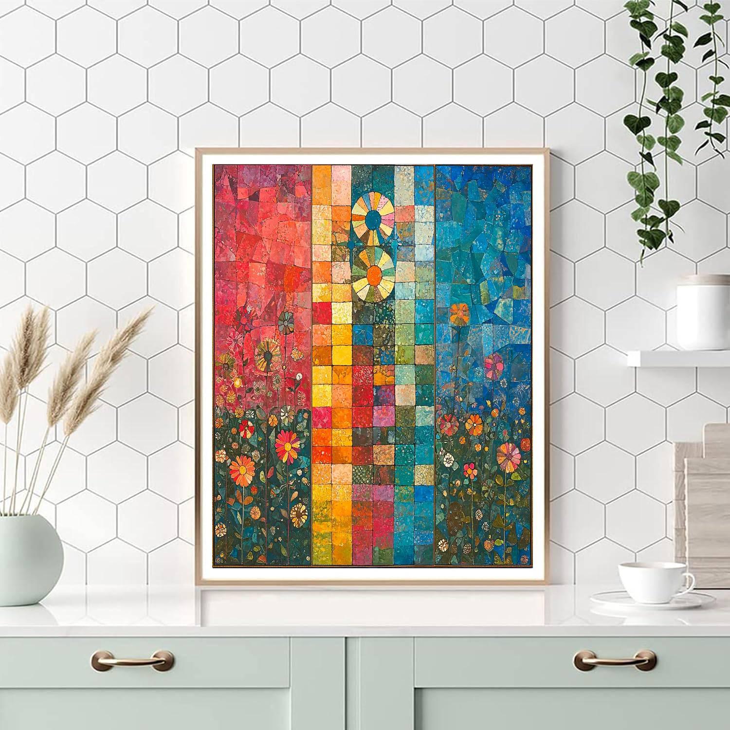 Paul Klee Inspired Kaleidoscope Of Echoes  Paint By Numbers Art