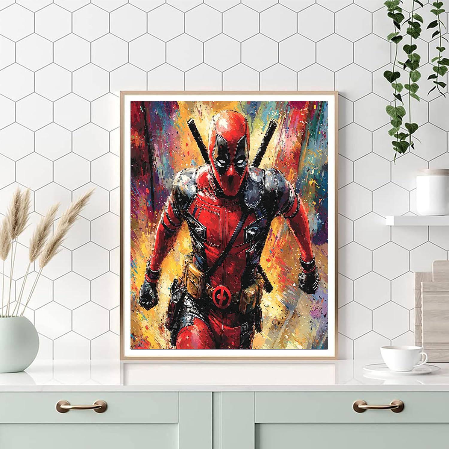 Ryan Reynolds: The Comedic Heart Of Deadpool Paint By Numbers Kits