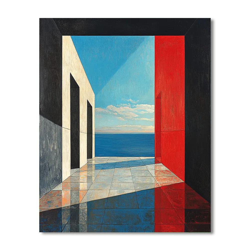 Kazimir Malevich Inspired Dynamic Void  Paint By Numbers