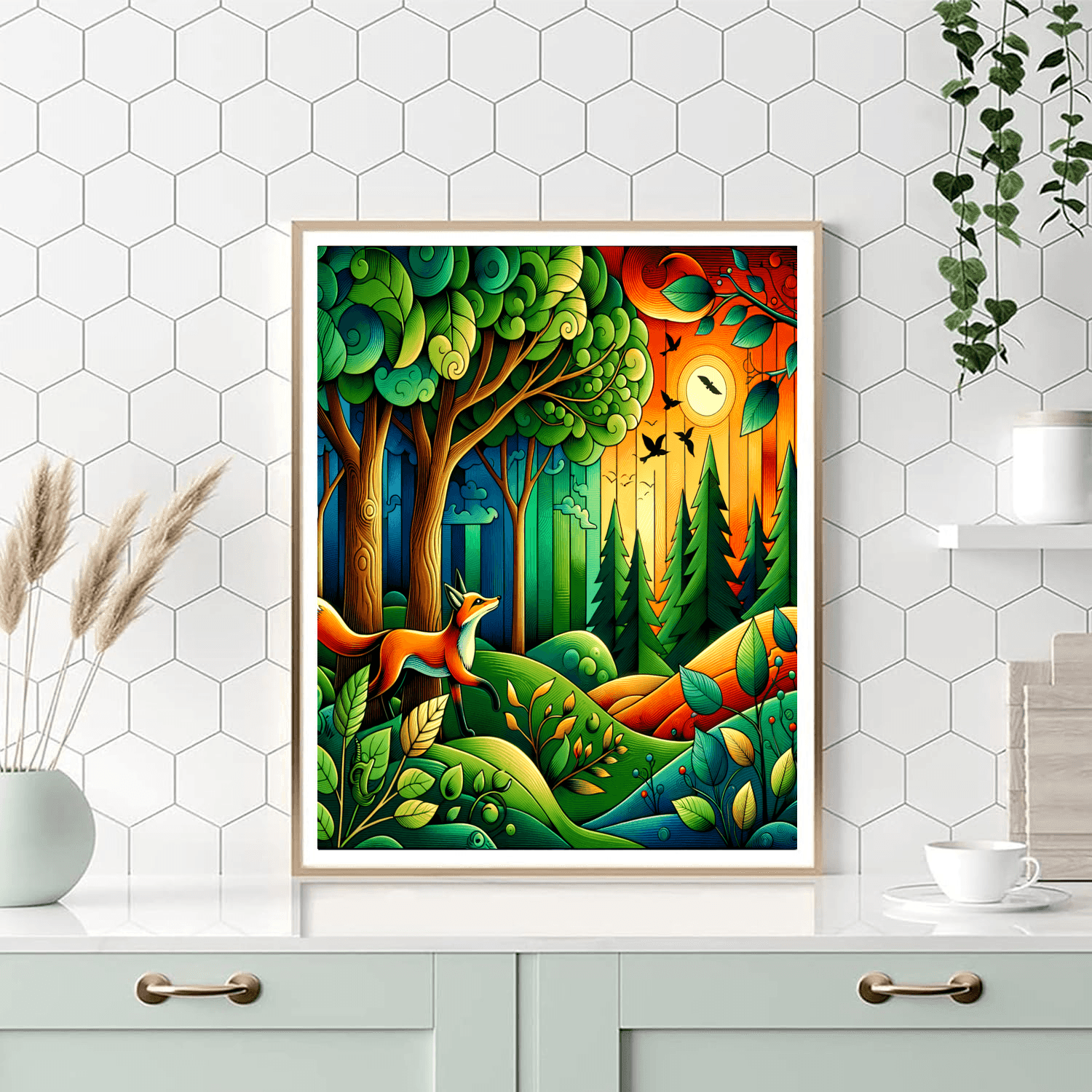 Fox Tale Enchantment Paint By Number