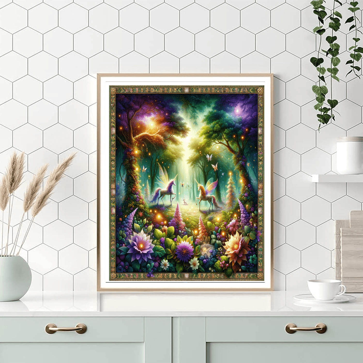 Mysterious Fantasy Forest DIY Paint By Numbers