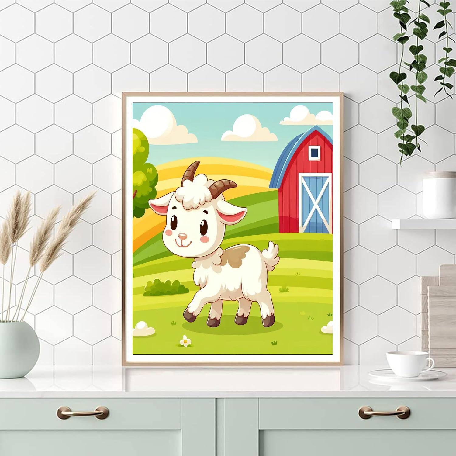 Wandering Goat Paint By Numbers Art