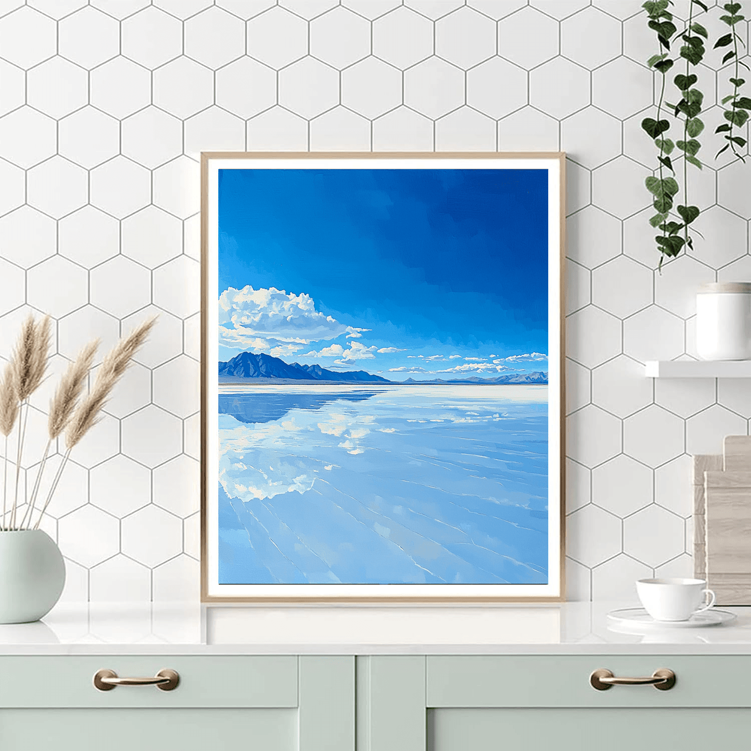 Uyuni Salt Flats - Bolivia Numbered Painting Kits