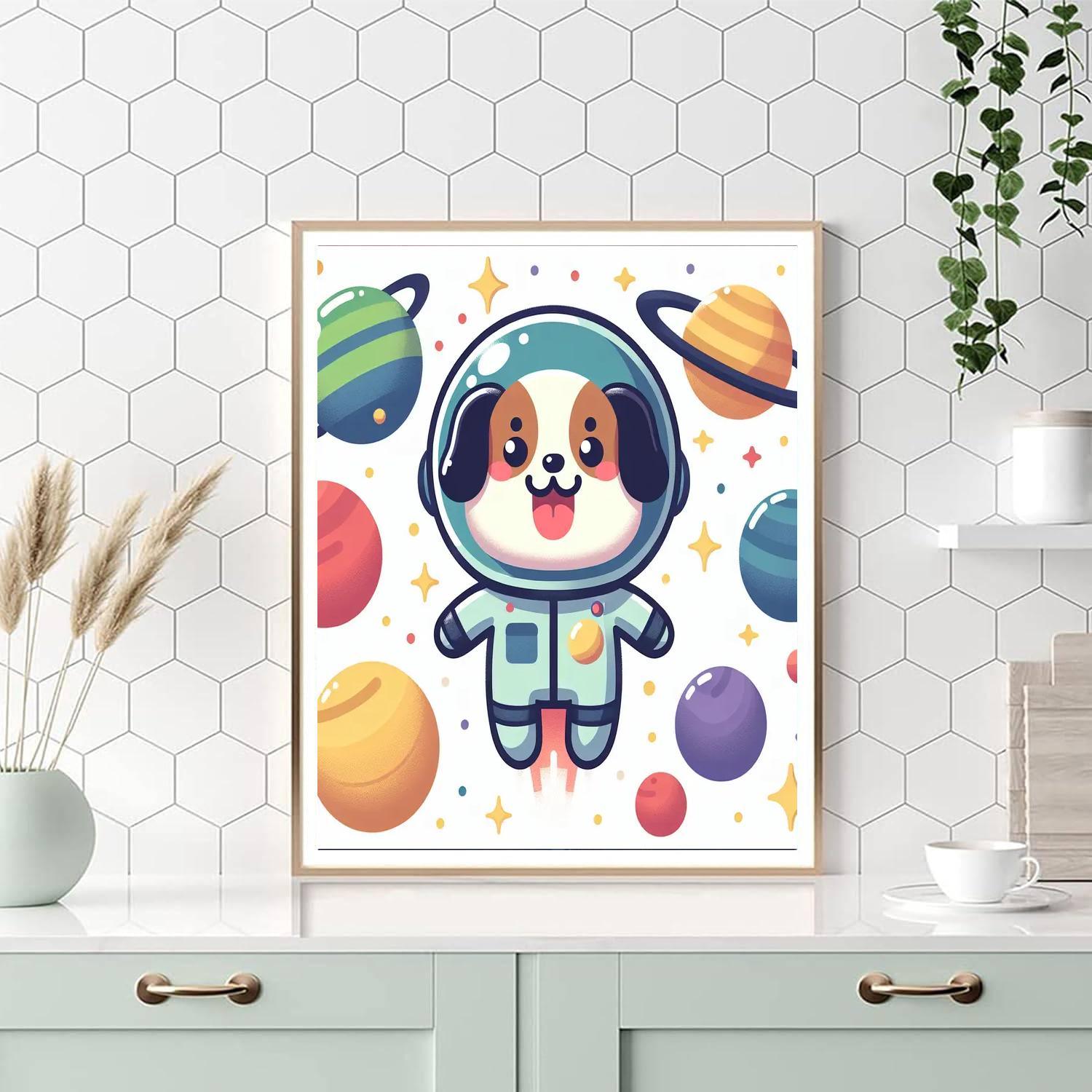Animal Space Voyage Paint By Color