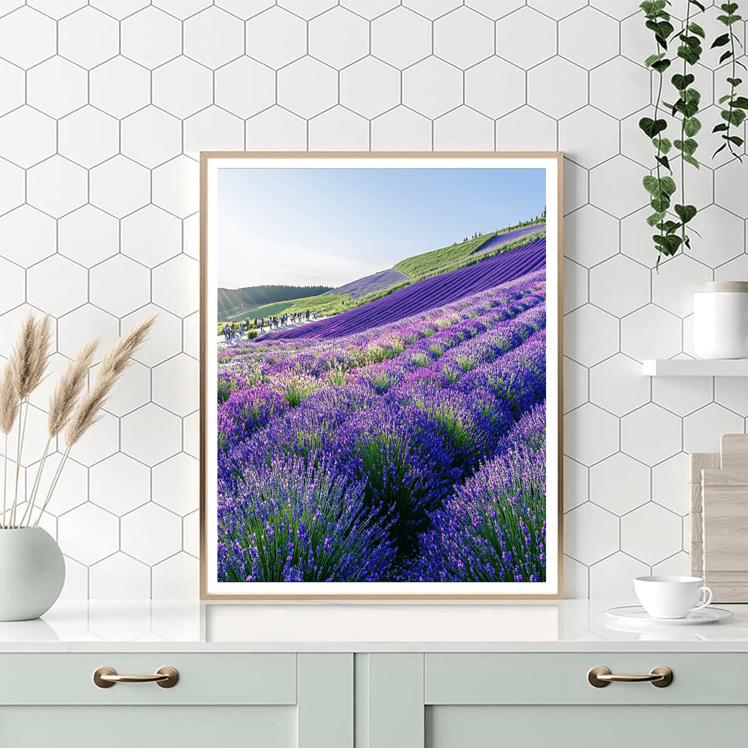 Hokkaido’s Furano Flower Fields DIY Paint By Numbers