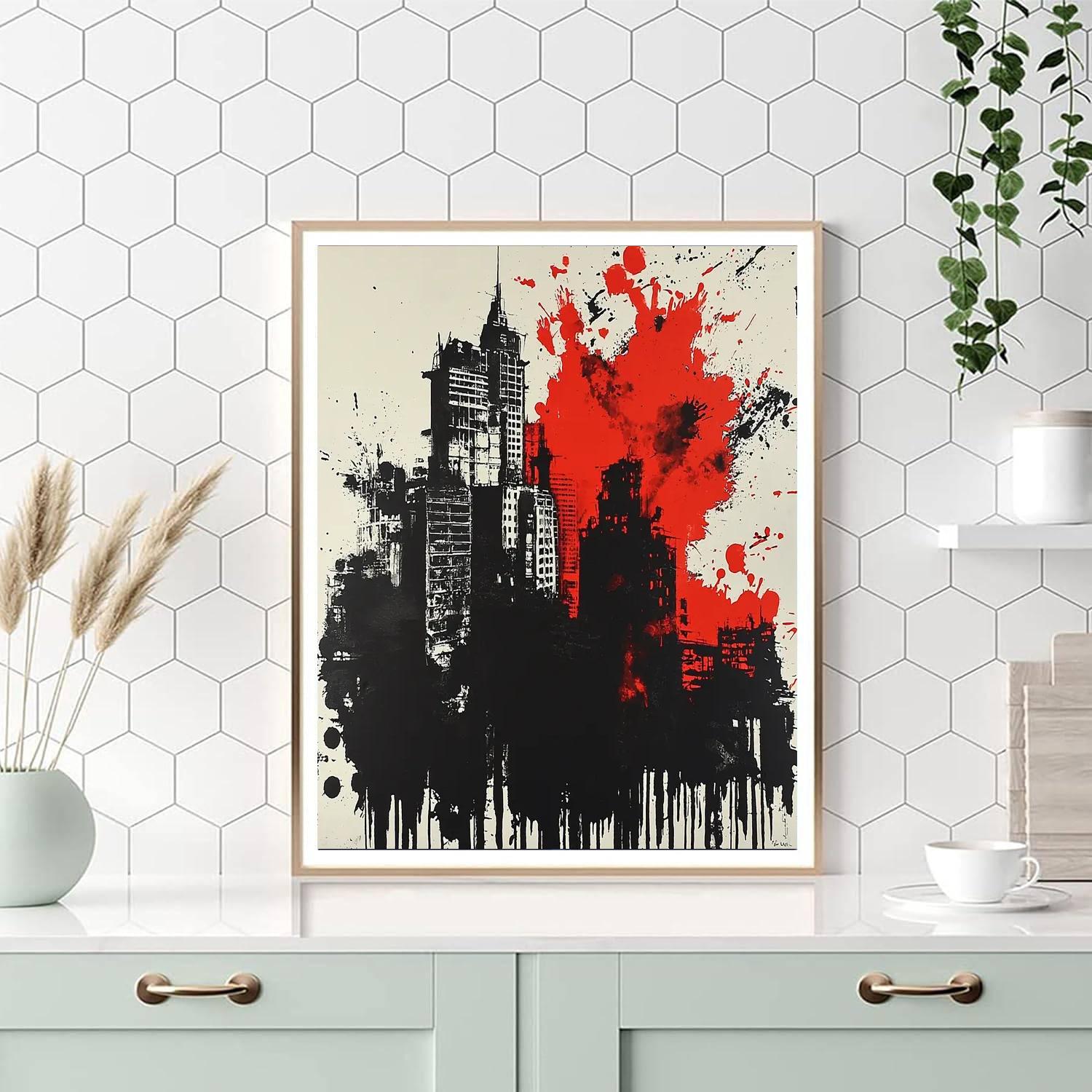 Banksy Inspired Urban Mirage  Numbered Painting Kits