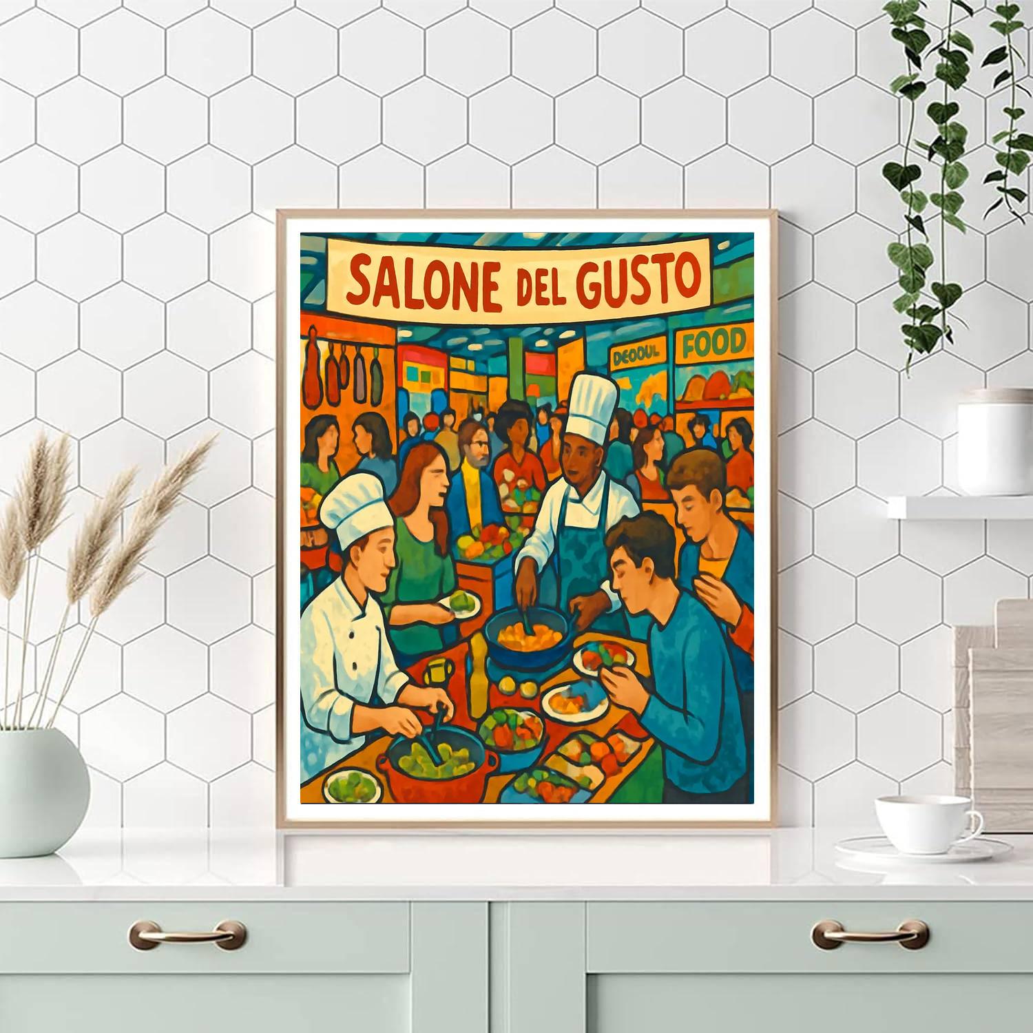 Salone Del Gusto DIY Paint By Numbers