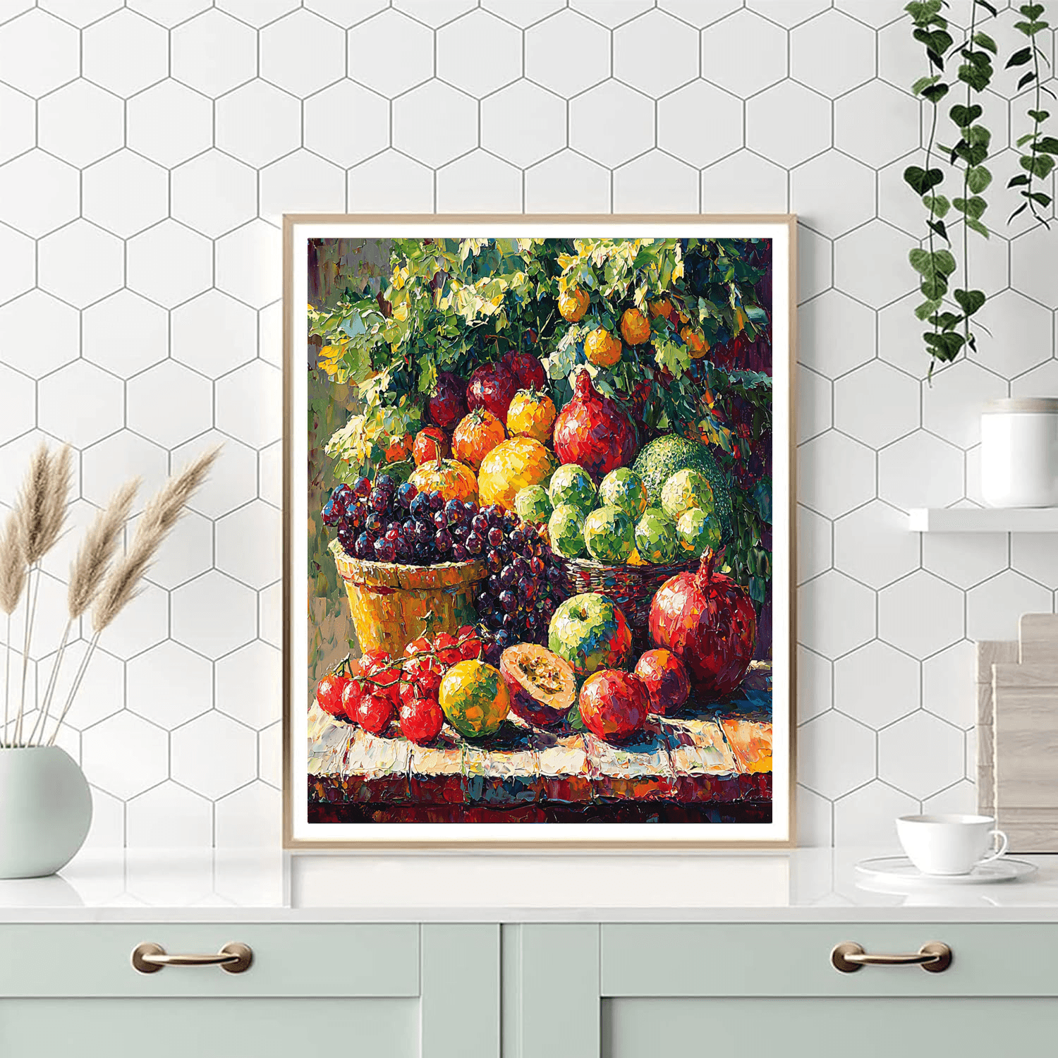 Cézanne Inspired Summer Harvest  Paint By Number