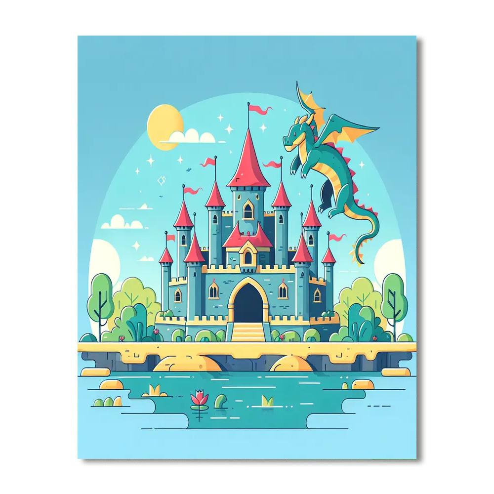 Castle Kingdom Chronicles Painting Number Kit