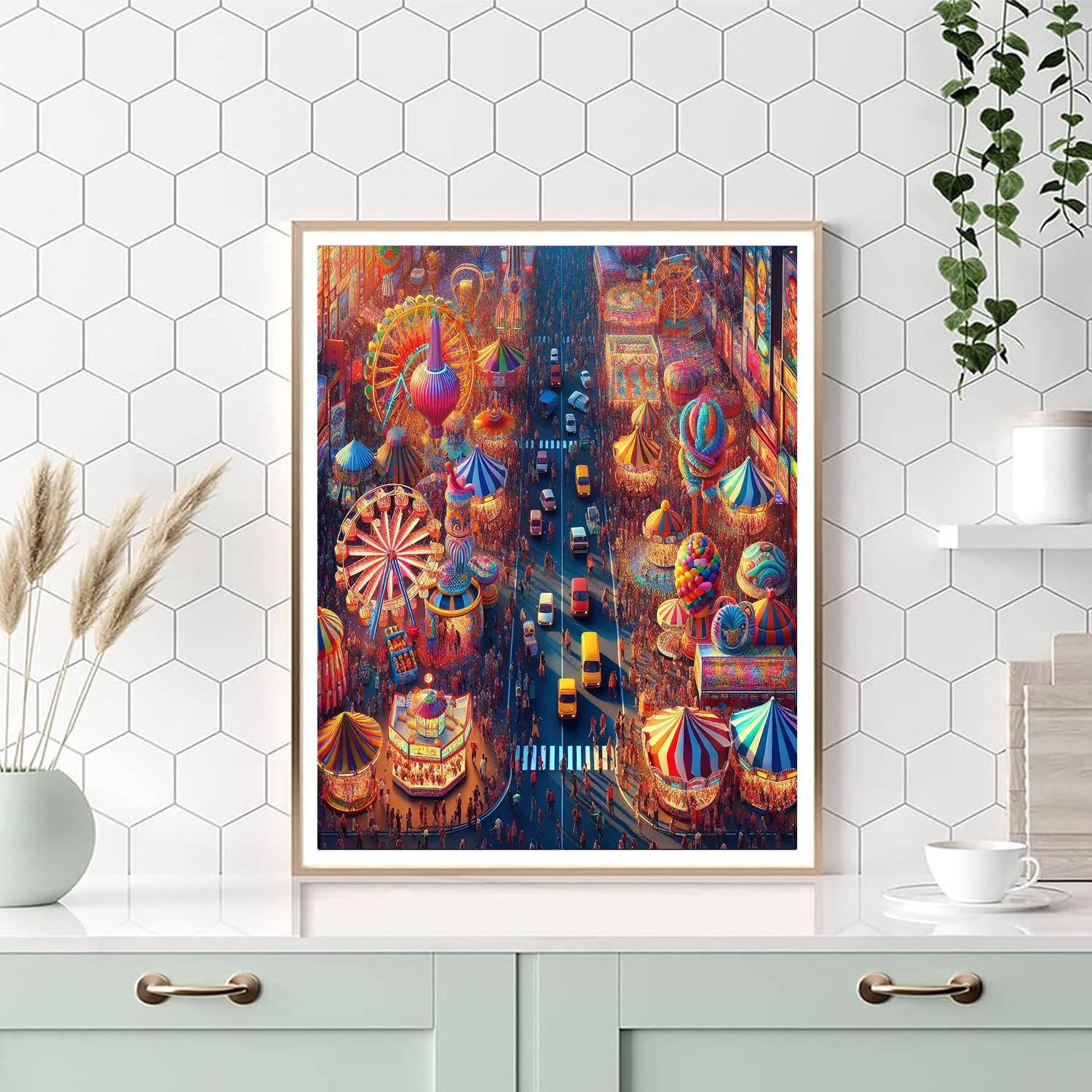 Vivid Carnival Extravaganza Paint By Number
