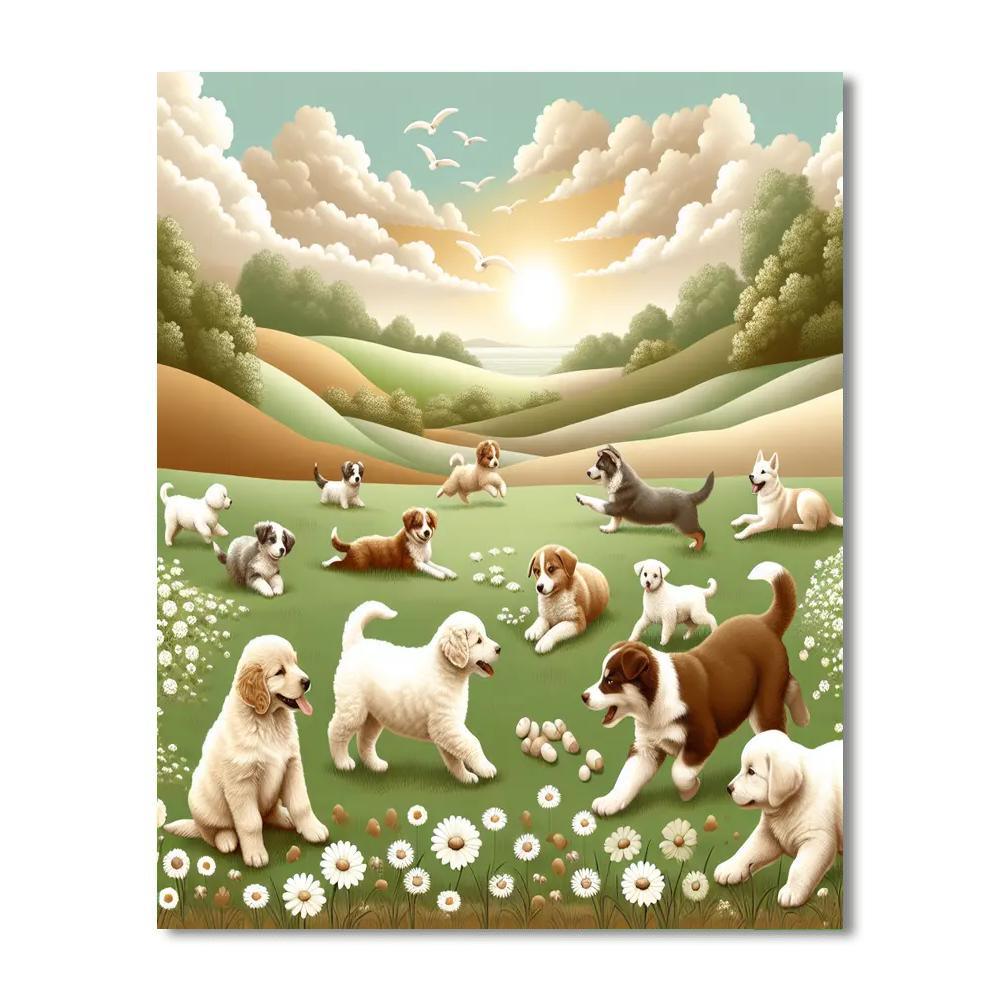 Loyal Canine Companions DIY Paint By Numbers