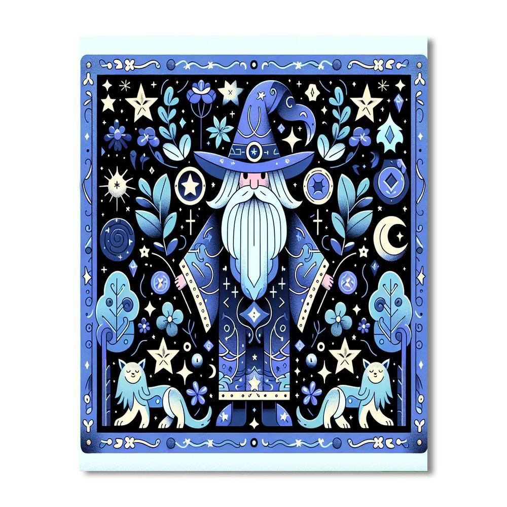 Creative Wizard Painting By Numbers Kit