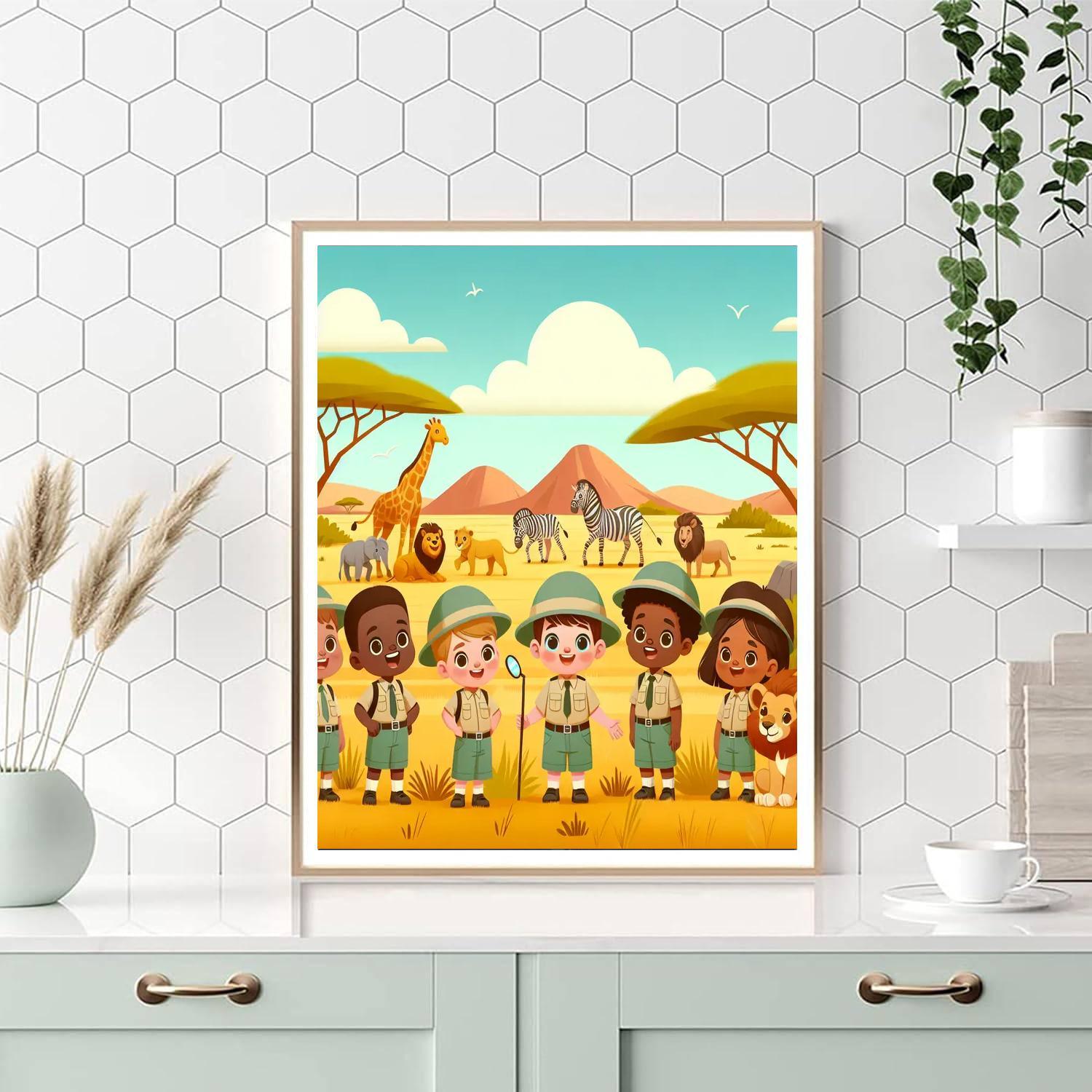Safari Rangers Mission Numbered Painting Kits