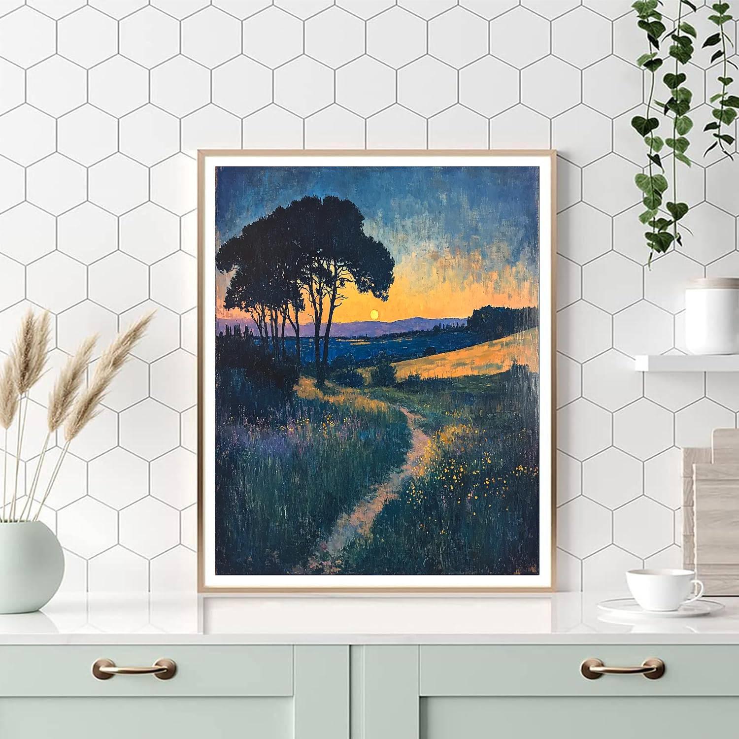 Edgar Degas Inspired Twilight Meadow Murmurs  Paint By Numbers