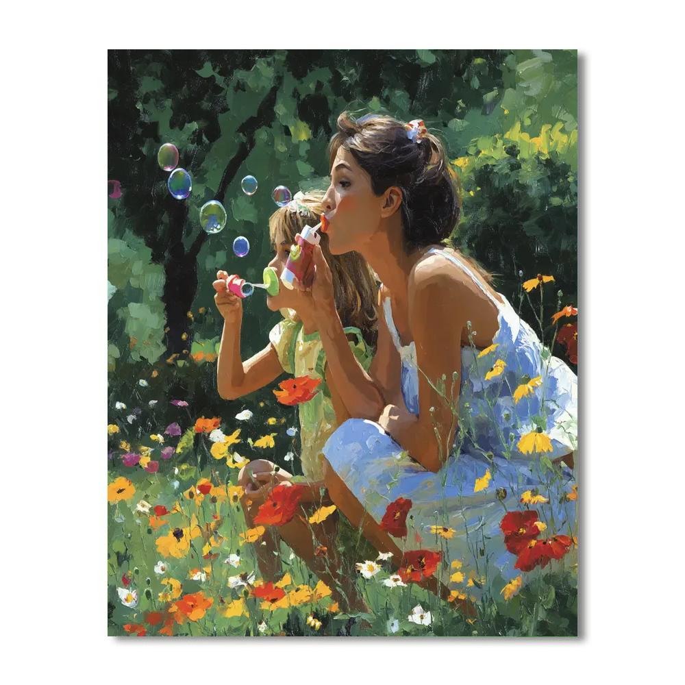 Happiness In A Bubble Paint By Numbers Kits