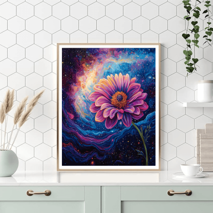 O'Keeffe Inspired Cosmic Flower Burst Paint By Numbers Kits