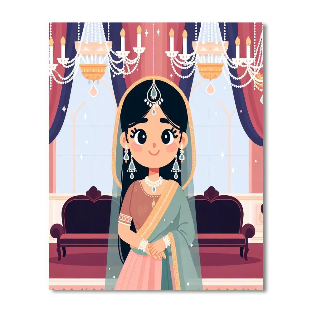 Enchanted Princess Ball Paint By Number