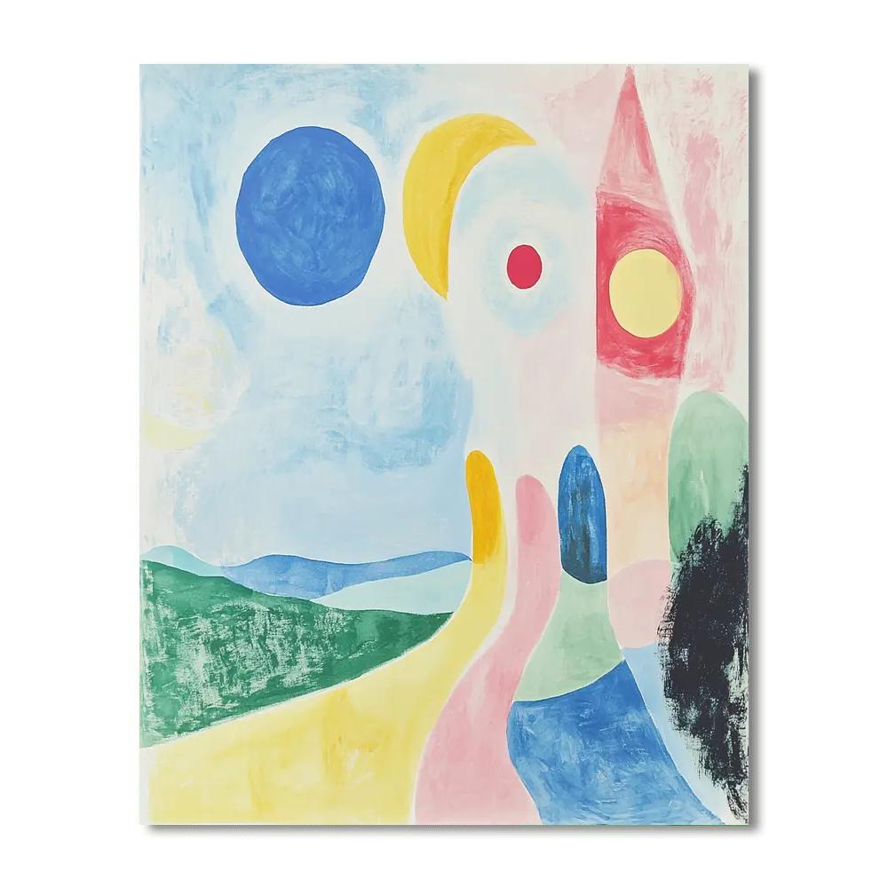 Joan Miró Inspired Dreamy Interlude  Paint By Numbers Kits