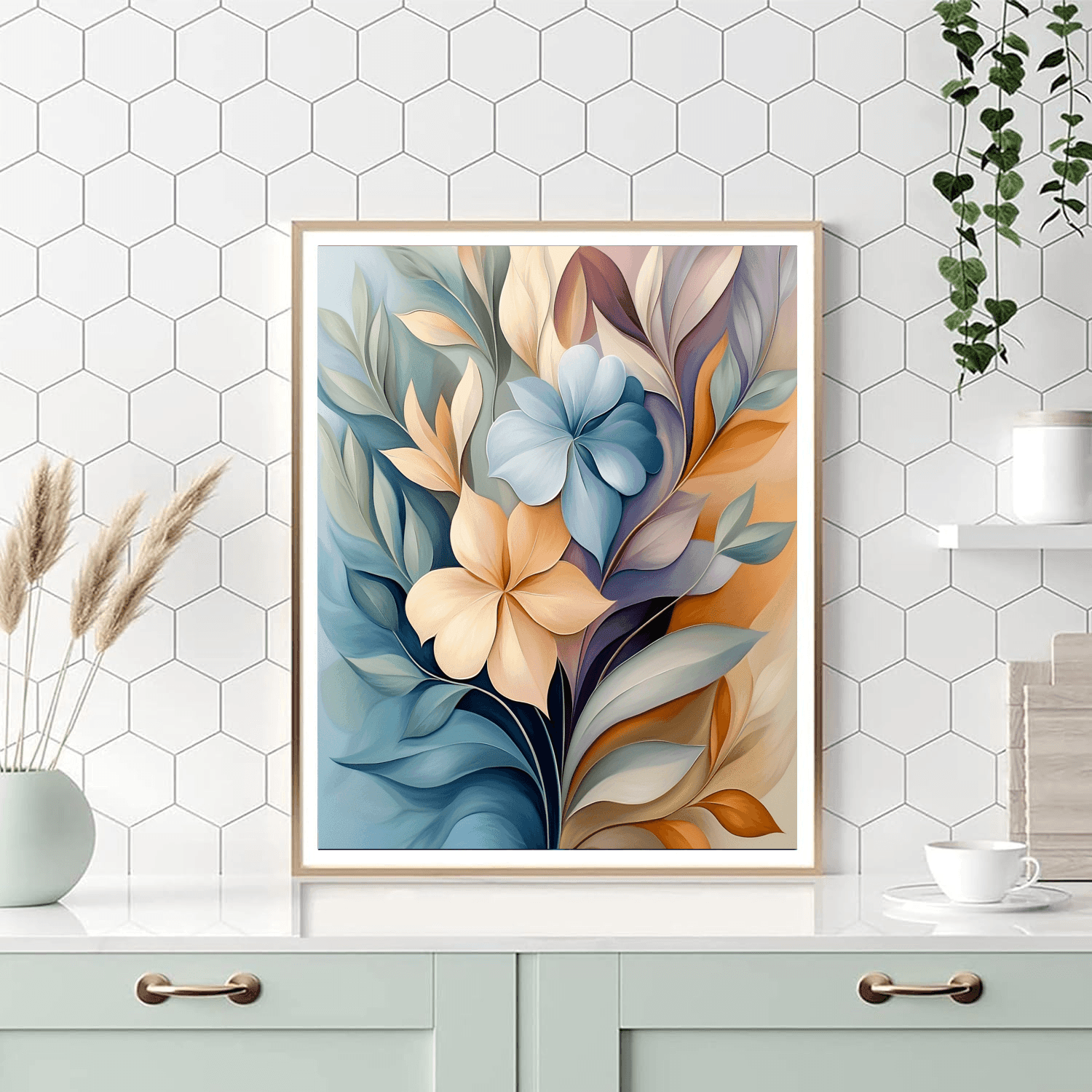 Georgia O'Keeffe Inspired Whispers Of The Wind  Paint By Color